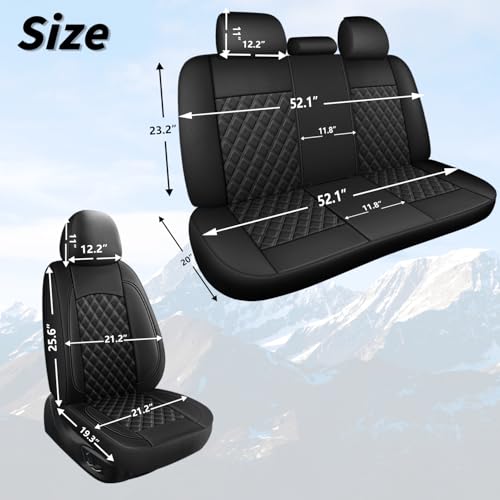 Front Car Seat Cover (N3 Black / Front Seat)