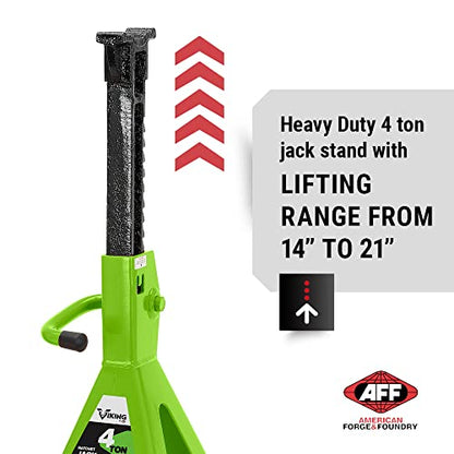 Viking 4 Ton Pair of Jack Stands (4 Ton)