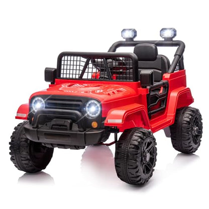 12V Kids Ride on Truck with Remote Control (Red)