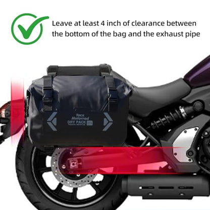 Motorcycle Saddle Bags Tail Bag (30L-Black)