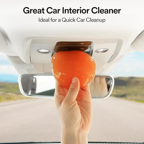 Car Cleaning Gel Putty Car Cleaning Kit Car Interior Cleaner Slime (Orange)