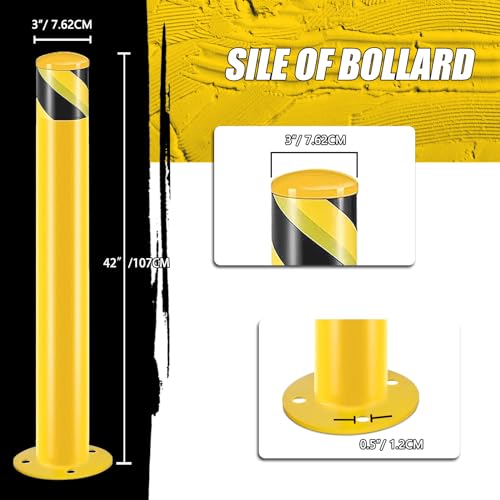Safety Bollard Post (42"H*3"D)
