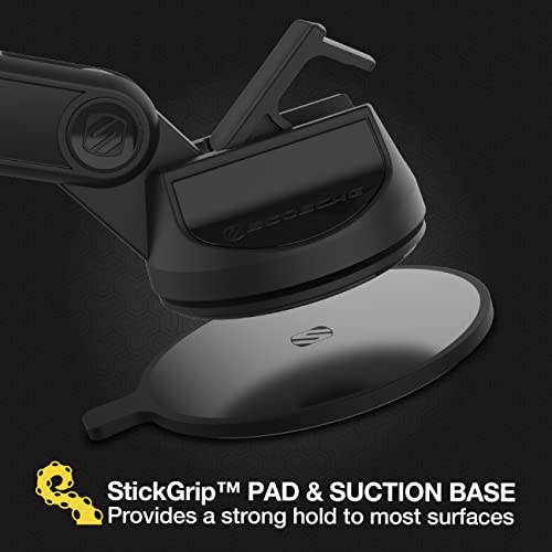 MP2WDEX2 XTSP MagicMount Pro2 Magnetic Car Phone Holder Extendo Telescoping Windshield or Dashboard Mount with Suction Cup Compatible with MagSafe (1 Pack)