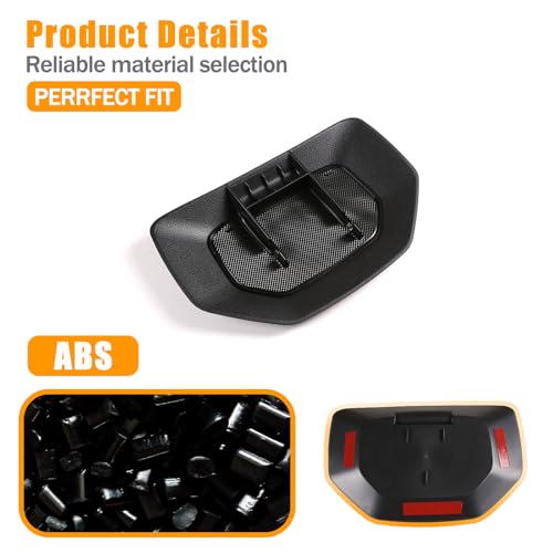 Black ABS Car Center Console Dash Table Storage Tray Fit for Toyota Tundra 2014 (Without Mobile Phone Holder)