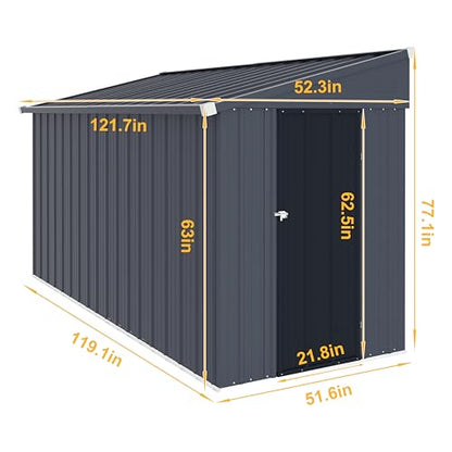 4'x10' Storage Shed (4x10 FT)