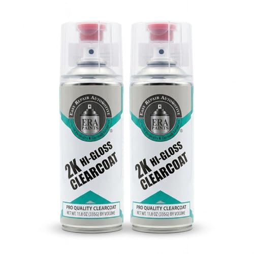 2K High Gloss Clear Coat Spray (2 Spray Can)