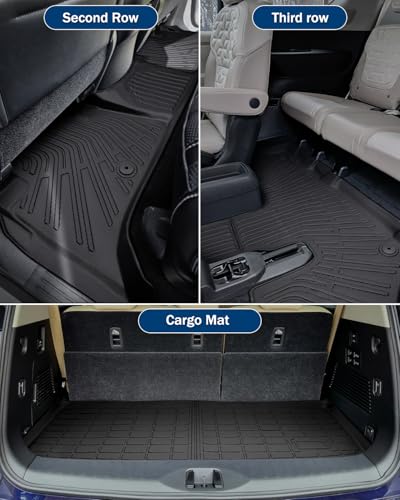 Floor Mats & Cargo Liner for Nissan Armada (For Nissan Armada/Infiniti QX80 | 2025 | Combo Set | 7 Seats)