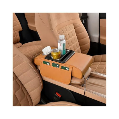 Car Center Console Armrest Pillow (Yellow)