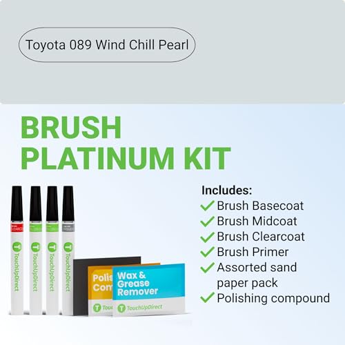 Car Paint Touch Up Brush Kit (Brush - Platinum Kit / Wind Chill Pearl)