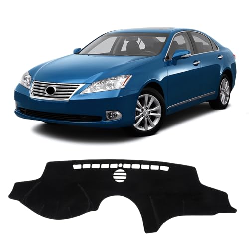 Black Dash Cover Compatible with Lexus ES ES240 ES350 2007 (ES 07-12(Black))