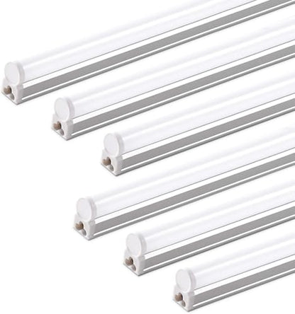 LED T5 Integrated Single Fixture 1FT (6500k Super Bright White / 1 Foot)