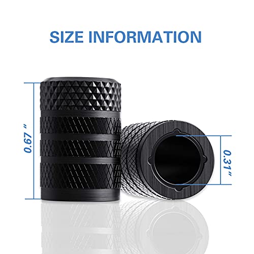 Tire Valve Stem Caps (Black)