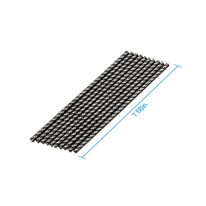 20PCS Bendable Car Air Vent Trim Strips (Carbon Fiber)