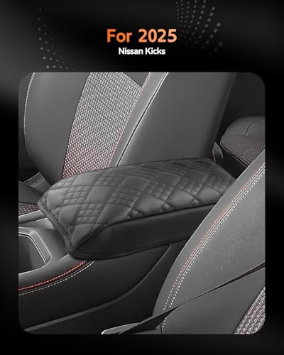 for 2025 2026 Nissan Kicks Center Console Cover Armrest Box Cover for Kicks (Nissan Kicks 2025-2026 Thickened)