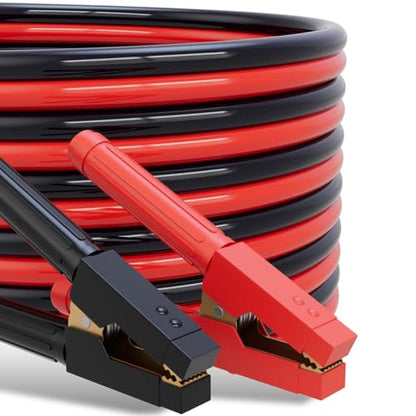 Heavy Duty Jumper Cables for Car Battery (0 Gauge （25FT）)