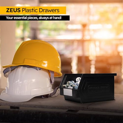 Plastic Storage Bins (Black)