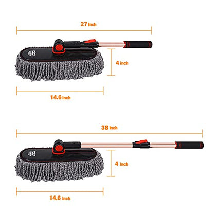 Auto Duster Extendable Handle (Light Grey)
