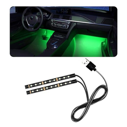 Car LED Strip Light (USB / Green)