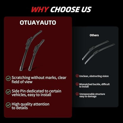 Windshield Wiper Blade Replacement for Ford Bronco Sport 2021 (22"+20"+9")