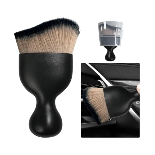Car Detailing Brush (Brown/Black / 1 PC)