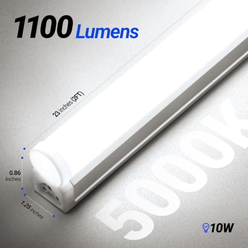T5 LED Ceiling Light Fixtures (5000k Daylight White / 2 Feet)