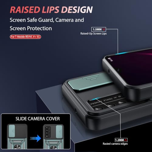 for T Mobile REVVL V+ 5G Case (T-Mobile REVVL V+ 5G（6.82"） / Green)