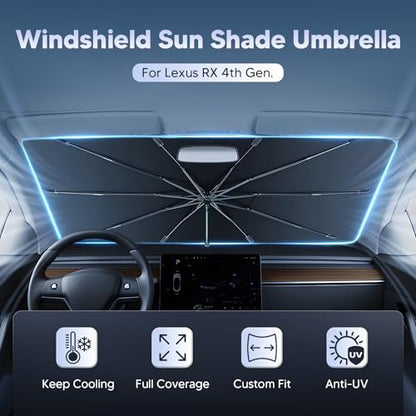Umbrella Windshield Sun Shade for 2016 (Lex-us RX 2016-2022)
