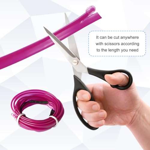 EL Wire Car LED Strip Lights (Purple / 10FT)