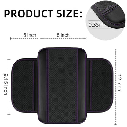 10 Pcs Car Floor Mats Full Set Car Accessories (Car Floor Mats Set / Purple Line)