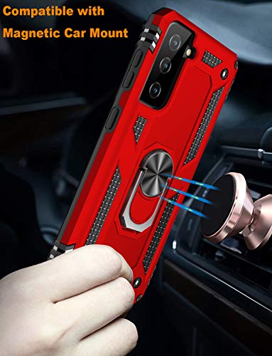for Galaxy S21 Plus Case (Galaxy S21 Plus (Medium 6.7") / Red)