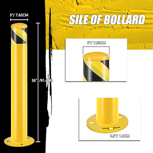 Safety Bollard Post (42"H*3.5"D)