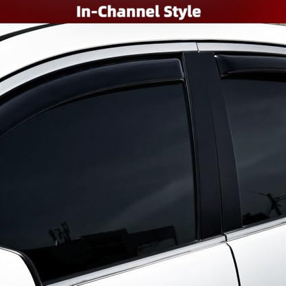 in Channel Window Rain Guards Fit for Hyundai Tucson 2016 (For 2016-2021 Tucson)