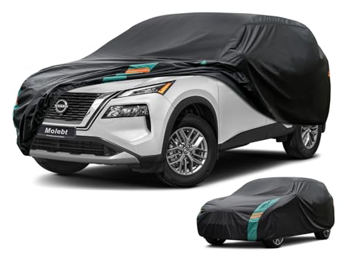 SUV Cover Waterproof All Weather for SUV & Jeep (One-green / 2 Fit SUV-Length (182" To 190"))