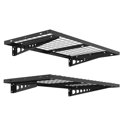 2x4ft Garage Storage (Black / 2 pack-2x4 ft)