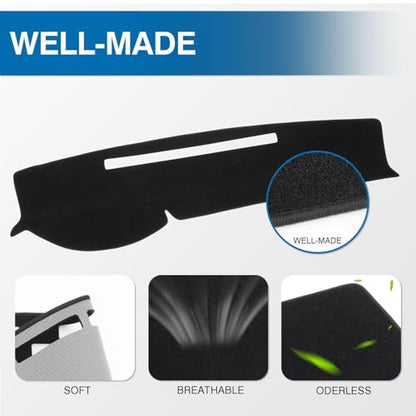 Black Dash Cover for Toyota Tacoma 2005 (Tacoma 05-15(black))