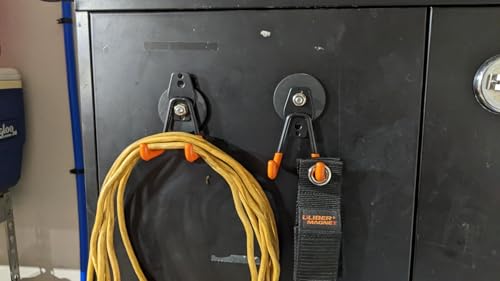 Heavy Duty Magnetic Garage Hook (2.59INCH 10PACK Orange Medium Hooks)
