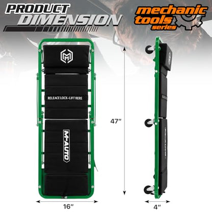 Heavy Duty Convertible Mechanic Creeper (Green / 48")