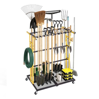 Garden Tool Organizer with Wheels