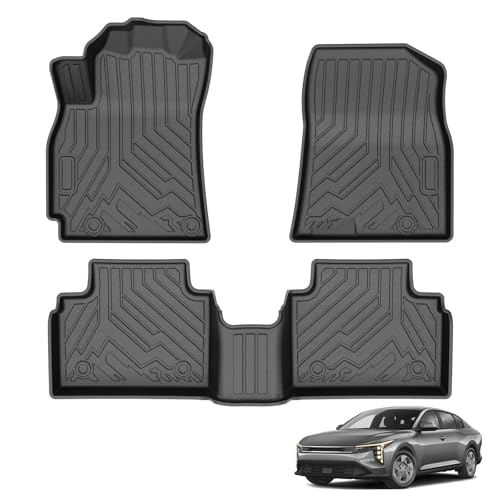Floor Mats for KIA K4 2025 2026 2027 All Weather 3D TPE Anti