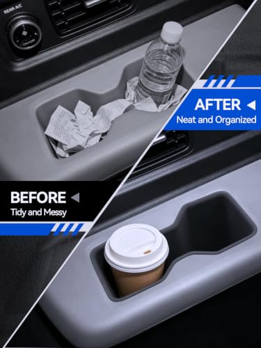 for Santa Fe Cup Holder 2024 2025 2026 Santa Fe Hybrid Accessories 5 Pcs Set Center Console + Second Door + Third Row Cup Holder Insert (for 2024-2026 Hyundai Santa Fe)