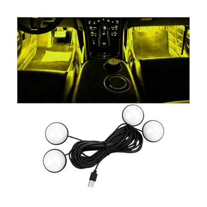 Car Interior LED Lights (Yellow)