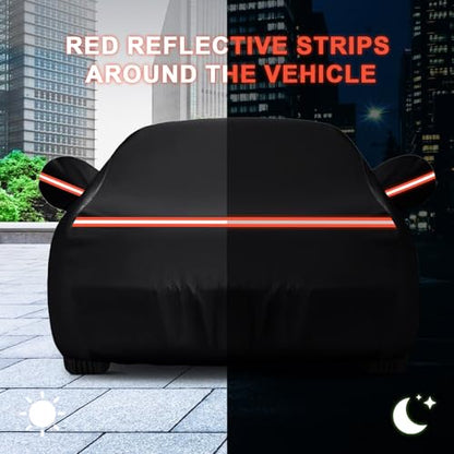 QUNSUNUS Waterproof Car Cover for Chevelle Malibu SS Sedan (for Chevelle Malibu&Malibu SS)