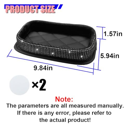 Bling Car Dashboard Storage Tray (Diamand)