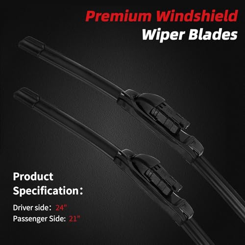 24"+21" Windshield Wiper Blades for Chevy Malibu 2009 (24"+21")