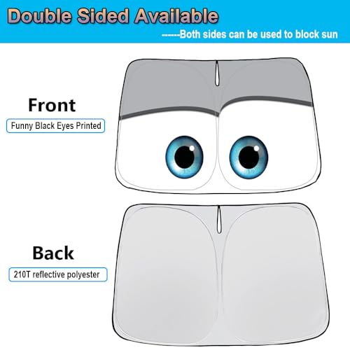Windshield Sun Shade for 2017 (Grey / Tesla Model Y/3 (Custom Fit))