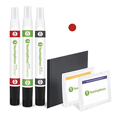 3L5 Radiant Red Compatible with Toyota Exact Match Touch Up Paint Combo (Combo - Platinum Kit / Radiant Red)