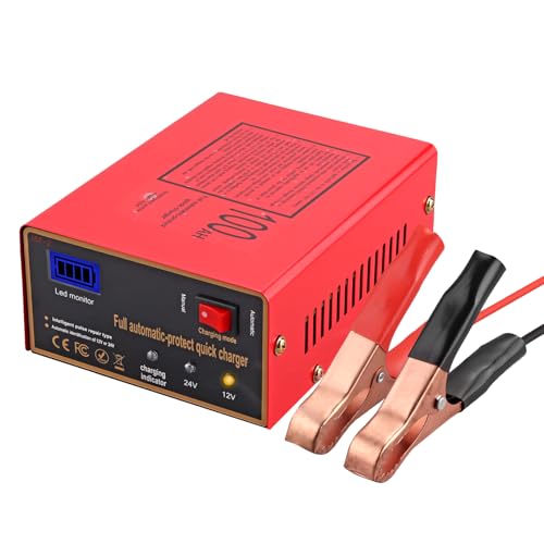 12 24V Battery Charger 10A (red)