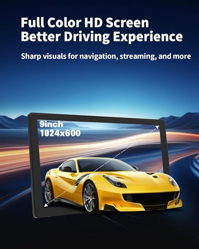 9 Inch Wireless CarPlay Screen for Car (Black / 9inch)