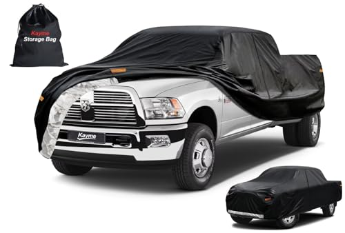 Heavy Duty Truck Cover for Dodge Ram 2500 (1-Ram 2500/3500(1994-2001) Crew/Quad Cab LB Bed / PE-Black)