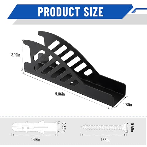 4 Packs Jack Stand Holder Wall Mount Organizer Bracket Rack Fits 4 & 5 & 6 Ton Jack Stands (Fit for 4 & 5 & 6 Ton)